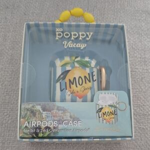 Poppy Vacay Lemon AirPods Case 1st &2nd Generation